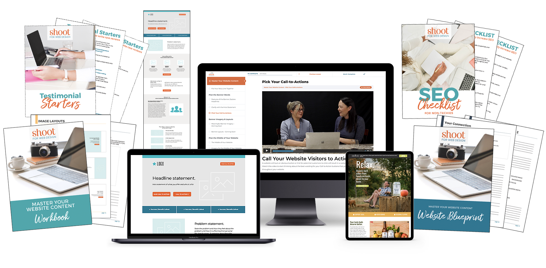 Master Your Website Content- Shoot for Web Design